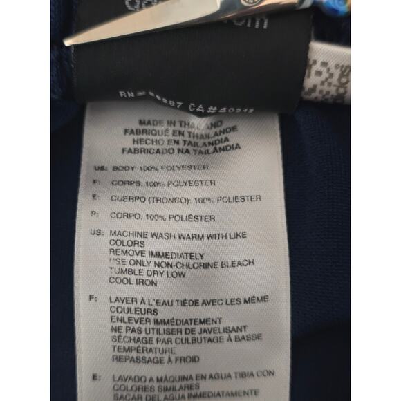 Adidas Clima365 Navy Blue White Stripe Snap Away Sides Men's Athletic Pants XL - Picture 5 of 6